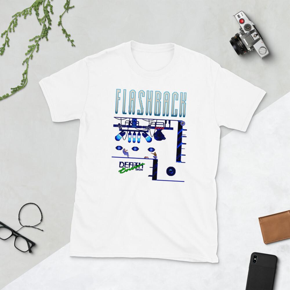 Flashback retro computer video game Amiga C64 Short-Sleeve Unisex T-Shirt 2XL