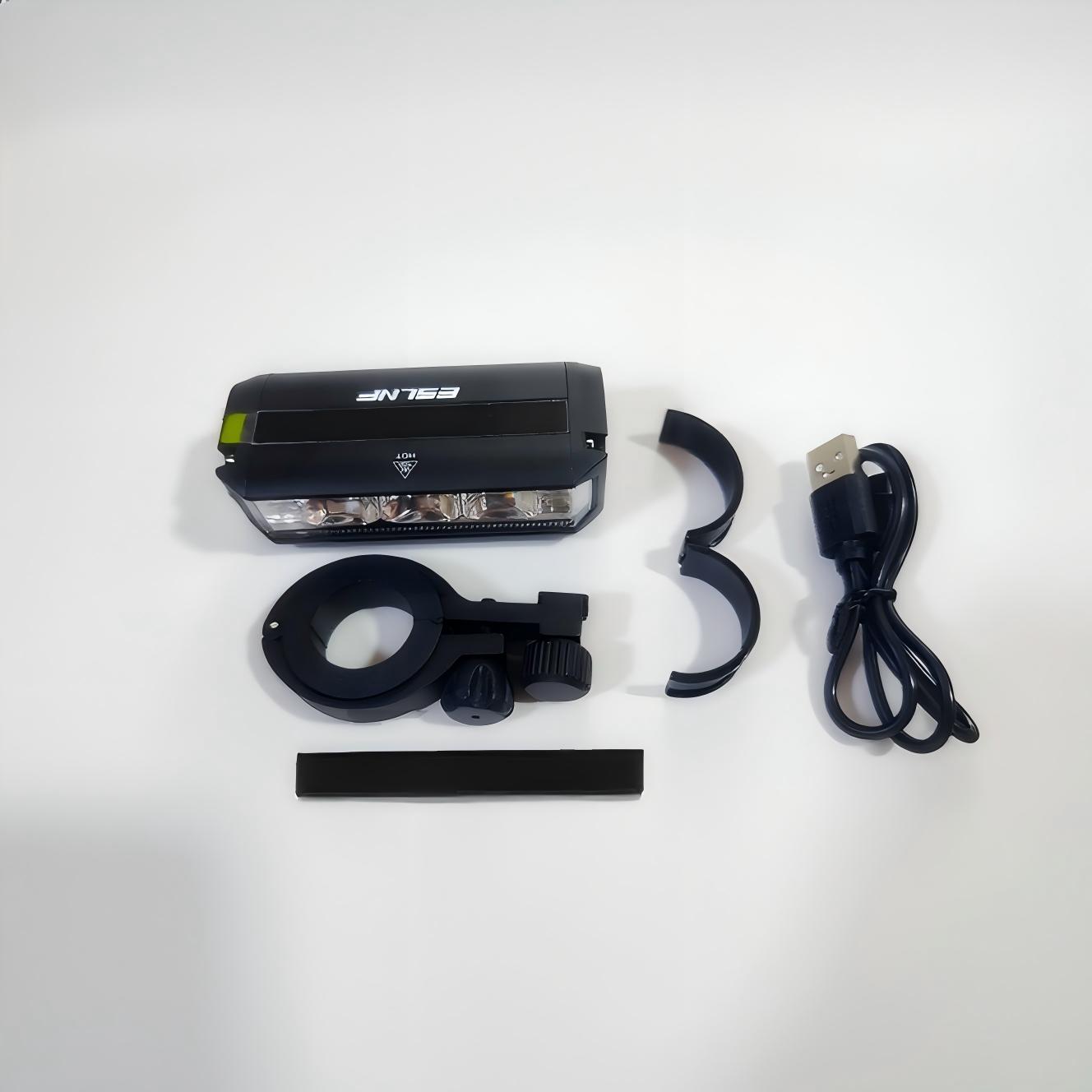 Ultra Bright Waterproof Rechargeable LED Bicycle Headlight Aluminum Alloy Flashlight for Cycling Safety