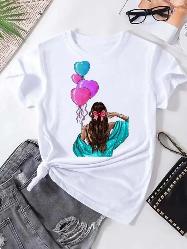 Women T-Shirt Harajuku Streetwear Short Sleeves Female Clothes Tops Tees Printed Female Tshirt Women Fashion Graphic