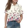 Children's Daily Casual Short-sleeved Print Tops T-shirts  Shirts