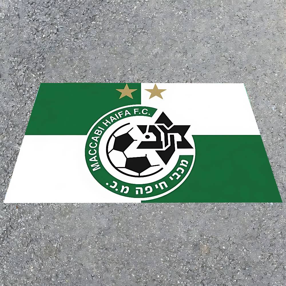 KIsrael MHFC MaccabiHaifa Champions Flags Home Decor Tapestries Banners Background Decorations Holiday Decorations Backdrops