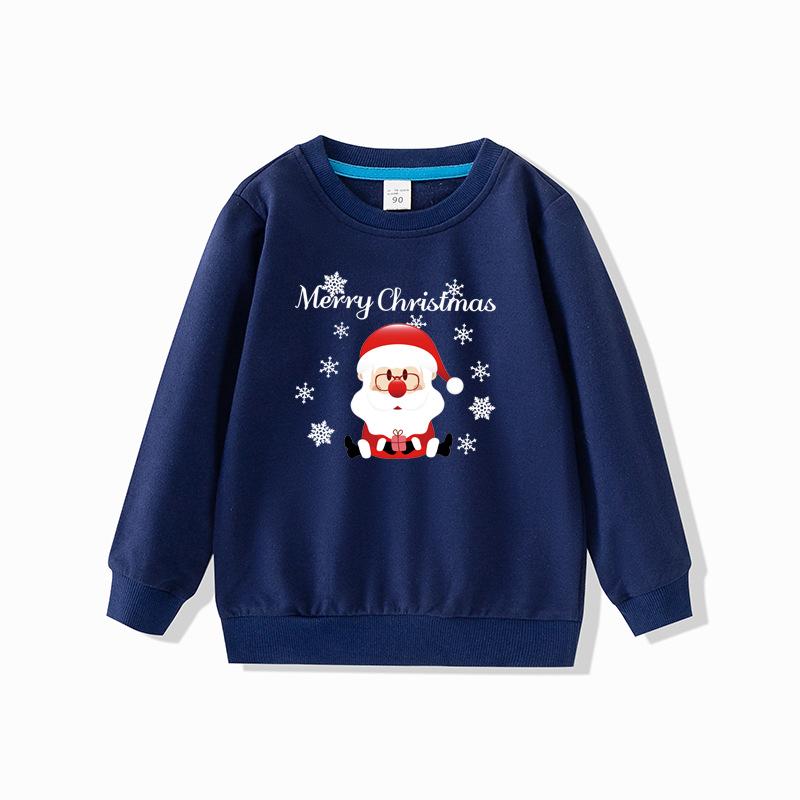 Toddler Girls' Christmas Sweatshirt - Spring/Autumn Pullover, New Southeast Asia Arrival