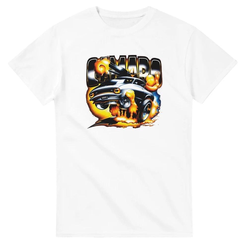 Cartoon Hot Rod Camaro T-Shirt XXXL