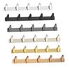 Zinc Alloy Multi-Hook Wall-Mounted Coat and Towel Rack for Kitchen and Bathroom