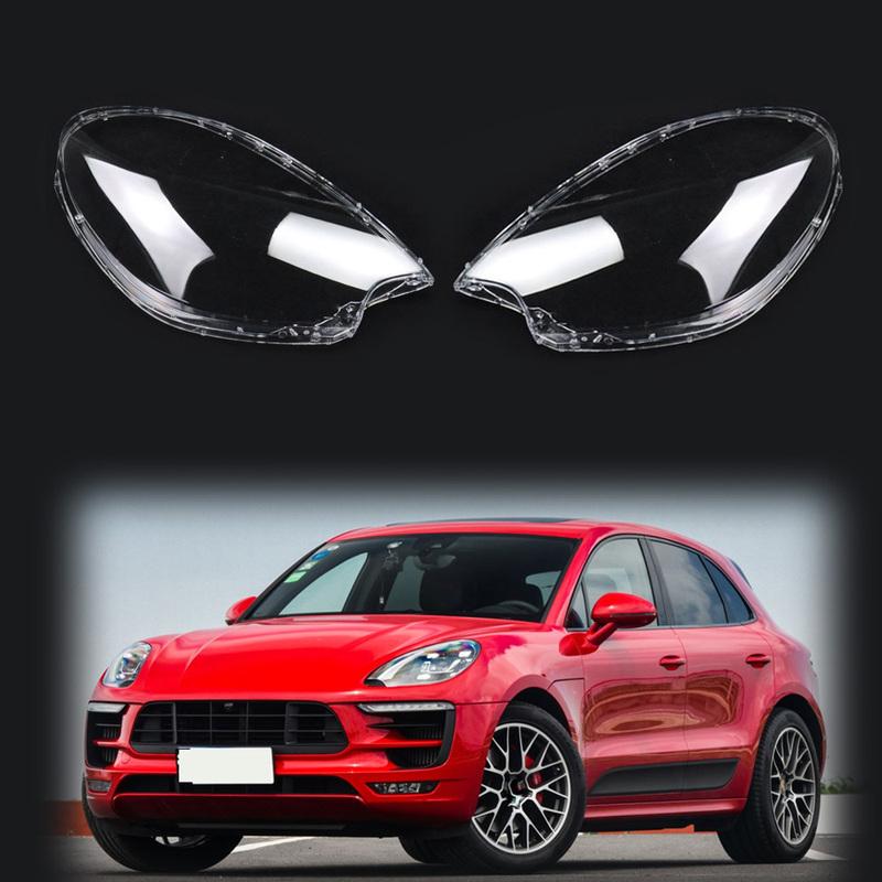 For Porsche Macan 2014 2015 2016 2017 Car Headlight Shell Lamp Shade Lens Cover Left side
