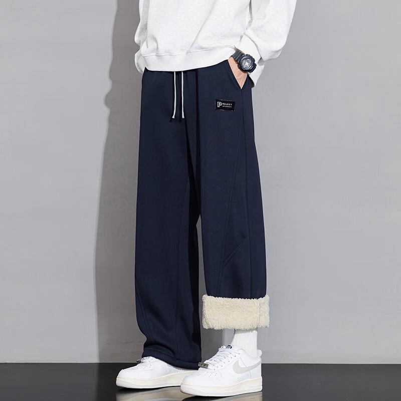 Herren Winter Casual Hose mit Plüschfutter