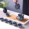 Bafangli Blue Tenmoku Glaze Dragon Tea Set
