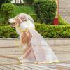 Puppy Raincoat Waterproof Pet Rain Jacket for Small Medium Dogs Cats Jumpsuit Chihuahua Teddy Hooded Pug Rain Poncho Rainwear
