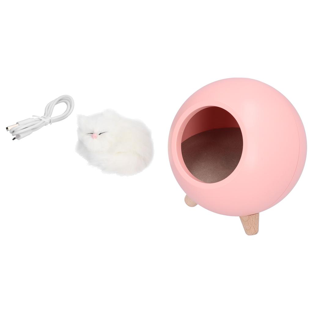 Cute Cat Touch Led Night Light with USB Cable Rechargeable Touch Dimming Cat House LED Night Light