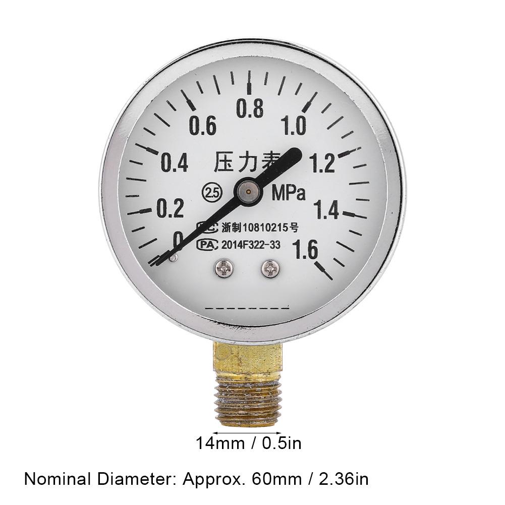 Y60 Pressure Gauge Accurate and Durable Shockproof Air Pressure Gauge Instrument