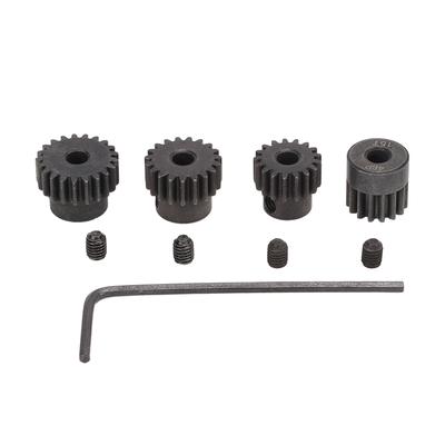 RC Motor Pinion Gear Set 48P 3.175mm 15T 17T 19T 21T RC Motor Gears Pinion Gear Set for 110 Remote