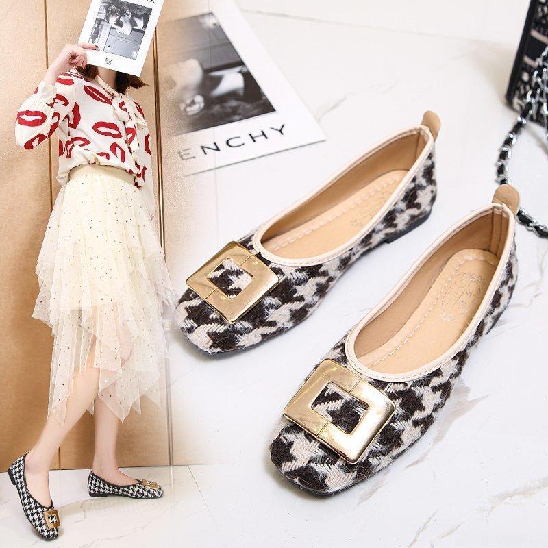 2021 Primavera Nuevo Todo-match Pequeña Fragancia Zapatos Planos Poca  Profundidad Boca Cuadrada Dedos de los Pies Brisa Suave Hadas Zapatos  Individuales Temperamento Femenino comprar a buen precio — entrega  gratuita, reseñas reales