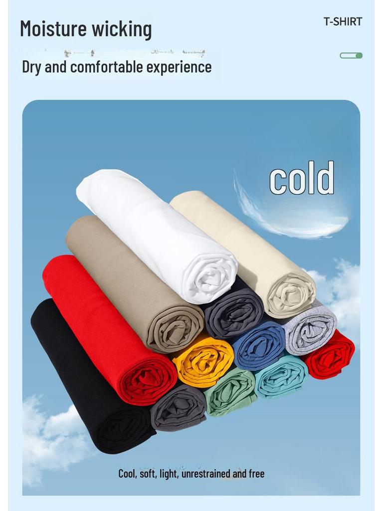 Men's Cotton Loose-Fit Short-Sleeve T-Shirt - Stylish Casual for Teens and Students