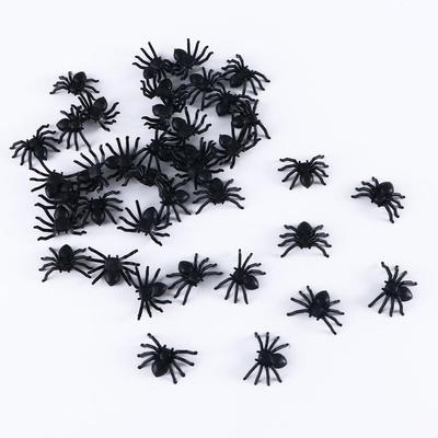Mini Realistic Party Supplies Black Birthday Luminous Joking  Halloween Decoration Fake Spider Halloween Prank Props