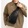 Men's Large Capacity Anti-theft Leather Crossbody Travel Bag