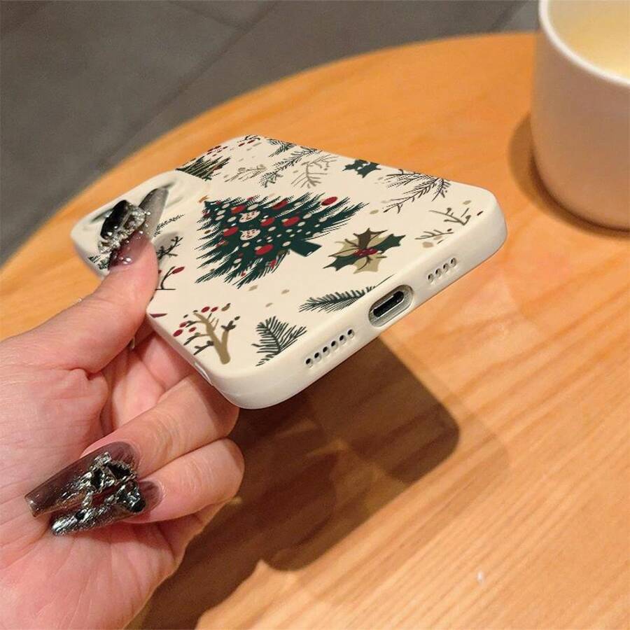 Festival Christmas tree Pattern Phone Case For iPhone 17 16 15 14 13 12 11 Pro Max 17 Air XS XR X 7 8 16 Plus SE2 16E Soft Cover