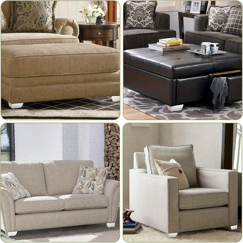 4Pcs Modern Metal Furniture Sofa Cabinet Legs Mounting DIY Replacement Legs Set Furniture Cabinet Foot Legs Sofa Bed Table Feet