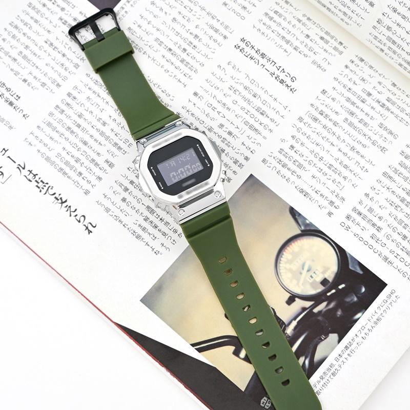 16mm Klokkereim For Casio G-Shock GM-5600/GA2100/GM2100 Hurtigutløsning TPU Sport Dykking gshock Klokkebånd Armbånd