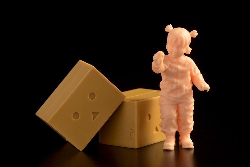 BRICK WORKS Maschinen Krieger Koiwai Yotsuba Resin Cast Unpainted Assembly Kit Scale Approximately 52mm Tall Yotsuba&! 1/20 MUS-22