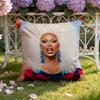 Singer R-RuPaul Cushion Cover Home & Car Dual-Scene Pillow Cover: Reversible for Premium Comfort