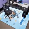 1PC Custom Name Bear Pilot Adventure Sky Theme Floor Mat Ideal for Living Room, Game Rooms, Office, Bedroom, Floor Mat Playful Design