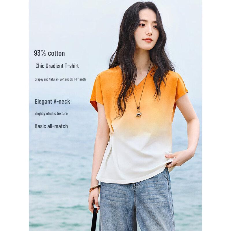 

XWI Women s Gradient V-Neck T-Shirt XL