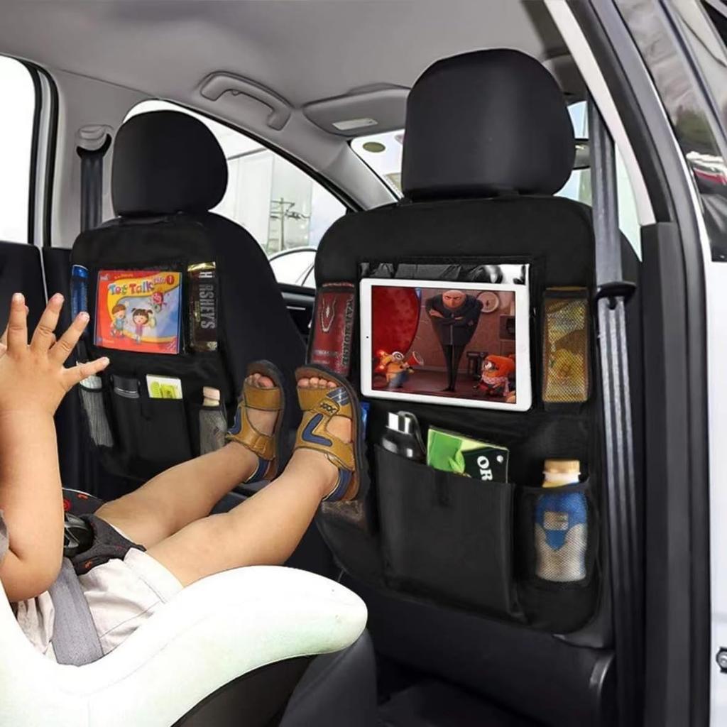 Car Seat Back Rear Seat Storage Car Kick Large Capacity Storage Multifunctional Seat Seat Storage Protective Easy Car Interior Storage Bag Pocket,