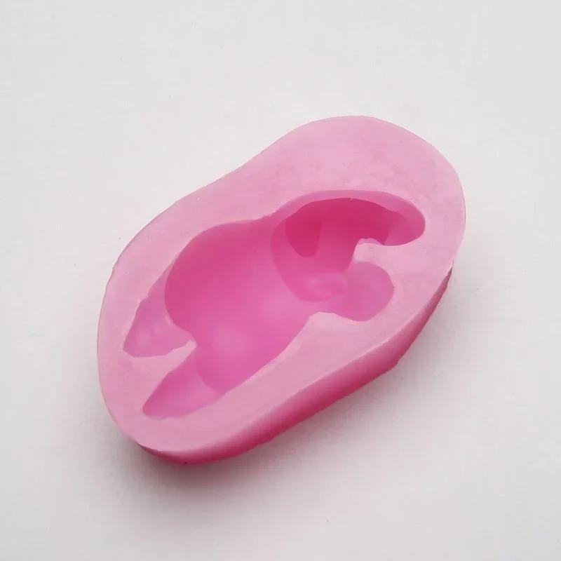 New Creative 3D Silicone Cake Mold Pig Shape Handmade Fondant Soap Mould For Decorating Kitchen Accessories Home Baking Tool