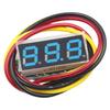 3 Wires Digital Voltmeter Red/Blue/Yellow/Green 0.28 Inch Gauge Tester Accurate Pressure Measurement Reverse Polarity Protection