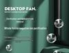 USB Portable Negative Ion Air Purifier - Silent Desktop Deodorizer & Formaldehyde Remover