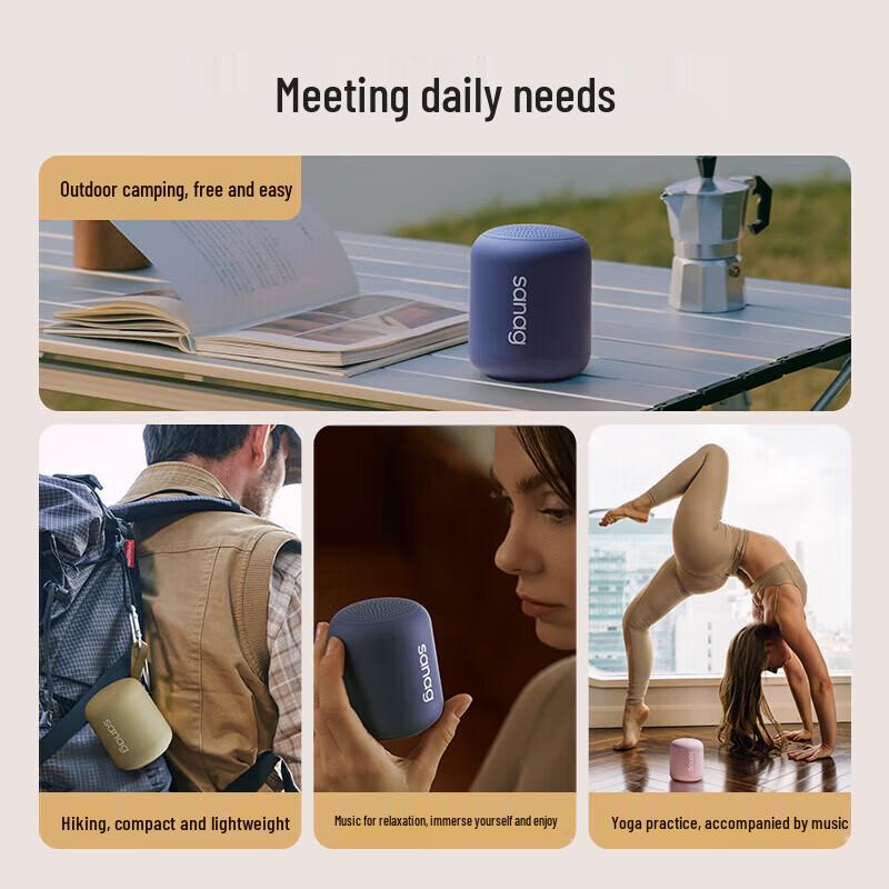 SANAG Mini Wireless Bluetooth Speaker X6SII CN plug (adapter included)