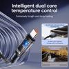 Transparent 240W Type-C Fast Charging Cable for Huawei Honor - 6A Compatibility
