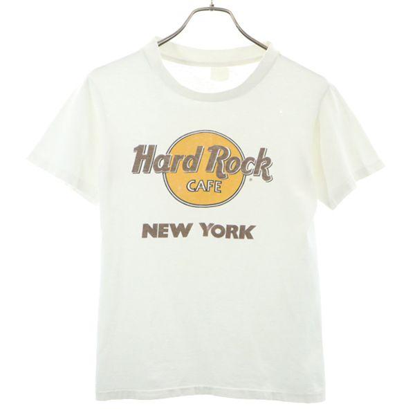 

HARD ROCK CAFE Print Short sleeve T-shirt White Men s Used