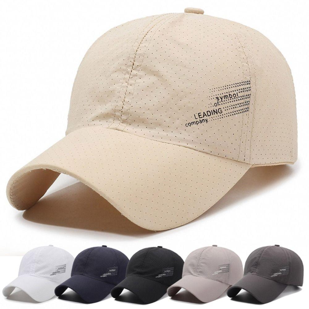 Breathable Baseball Hats Quick-drying Golf Fishing Cap Summer Outdoor Sports Cap  for Women Men