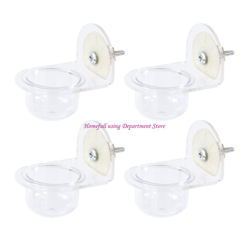 3Pieces Bird Cage Feeder Cup Cage Mount for Budgies and Cockatiels Cage Attachment and Water Bowl China Mainland