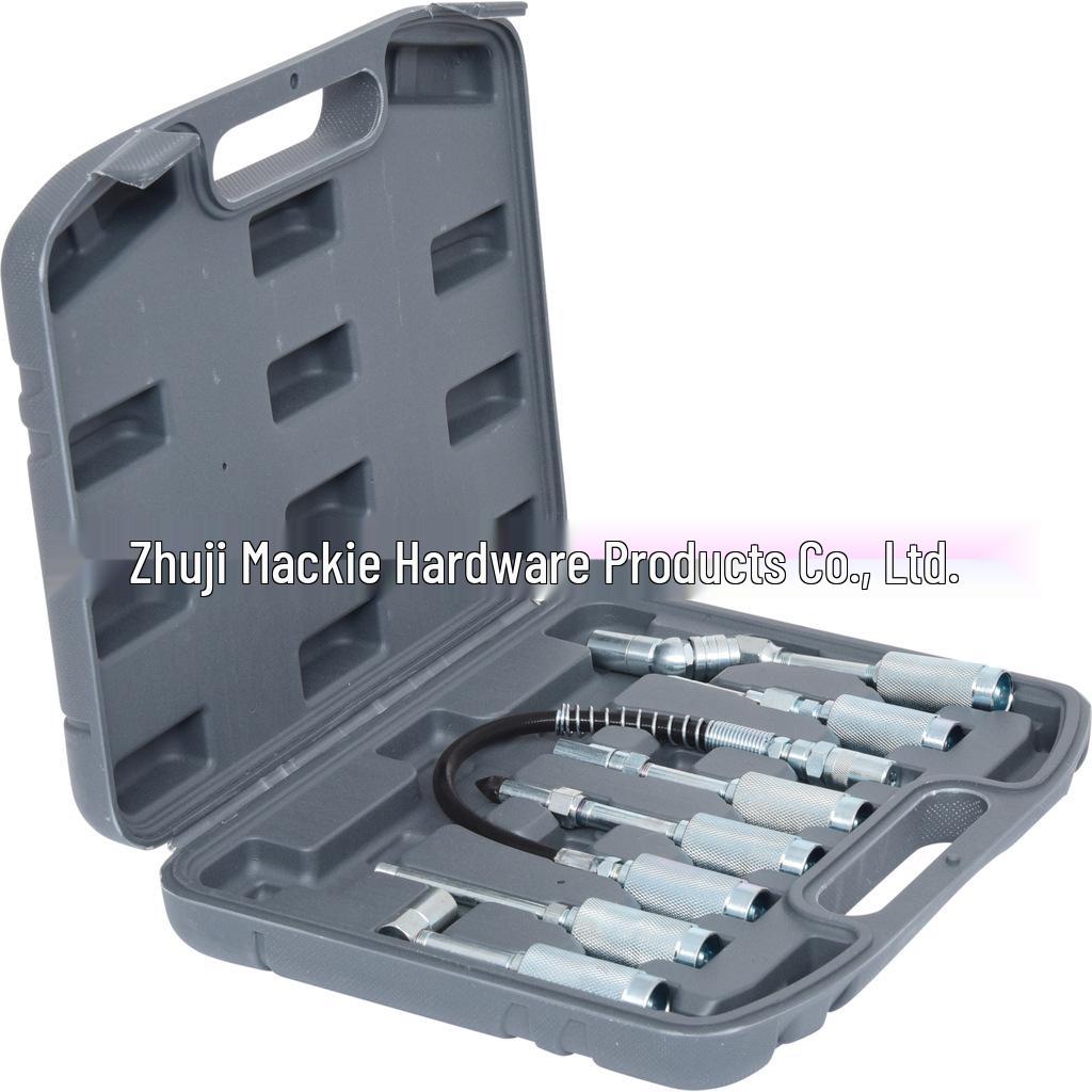 7-Piece Lubricating Grease Gun Adapter & Coupler Set 1/8NPT