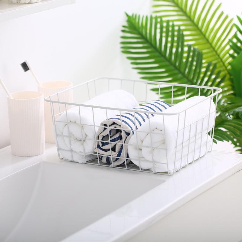 Living Room Sundries Storage Basket, Bathroom Storage Mask Cosmetic Storage Basket, Desktop Snack Storage Basket