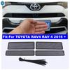 Car Accessories Front Grille Ert Net Ect Screening Mesh Cover Trim Protection Covers Fit For TOYOTA RAV4 RAV 4 2016 - 2018