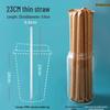 ZISIZ Disposable Thin Straws
