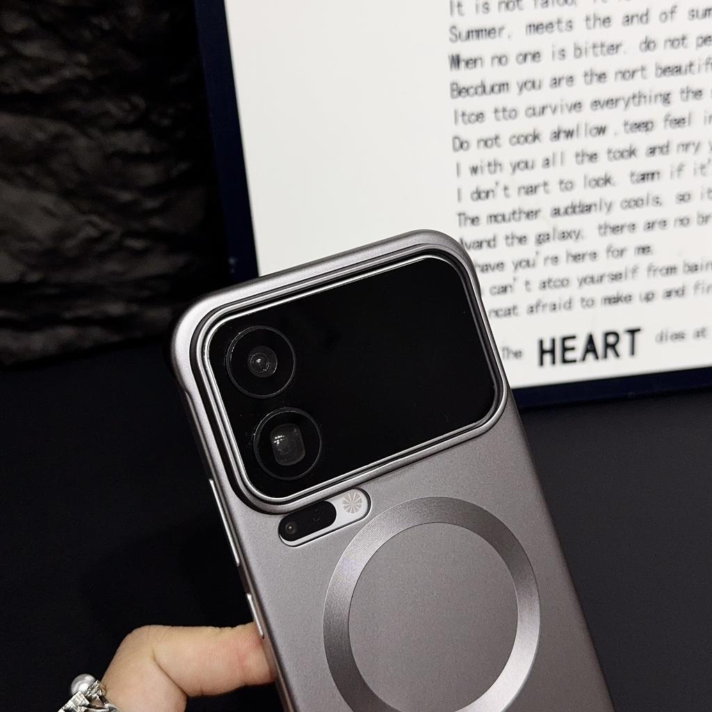 Luxury Matte Hard For Magsafe Frameless Case For Xiaomi 17 Pro Max 15SPro 15 14 Ultra Slim Armor Magnetic Wireless Charge Cover