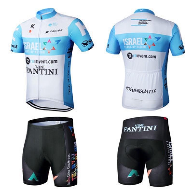 Mens Cycling Jersey Set Short Sleeve Breathable Road Bike Apparel Outdoor Sport Wear