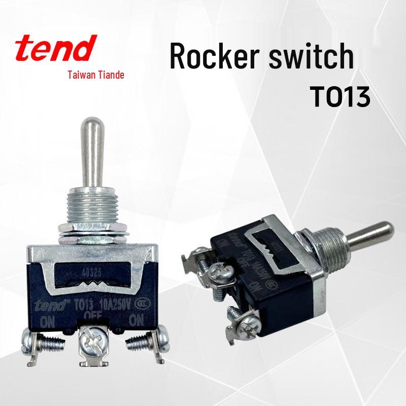 

TEND T13B 10A 250V Three-Position Self-Locking Rocker Switch