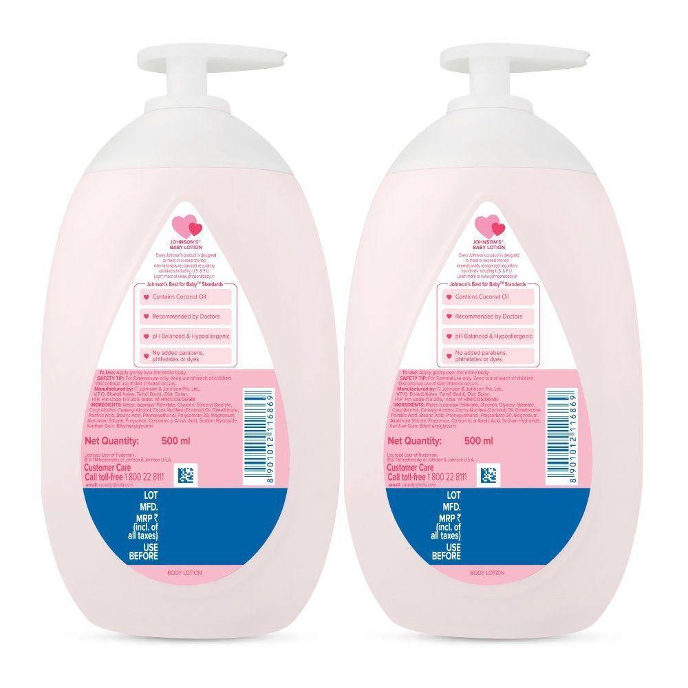 Baby-Lotion (2 x 500 ml), Babylotion, Johnson's Baby
