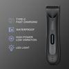 Xiaomi Electric Groin Hair Trimmer for Men,Body Groomer & Pubic Waterproof Hair Trimmer,Replaceable Ceramic Blade