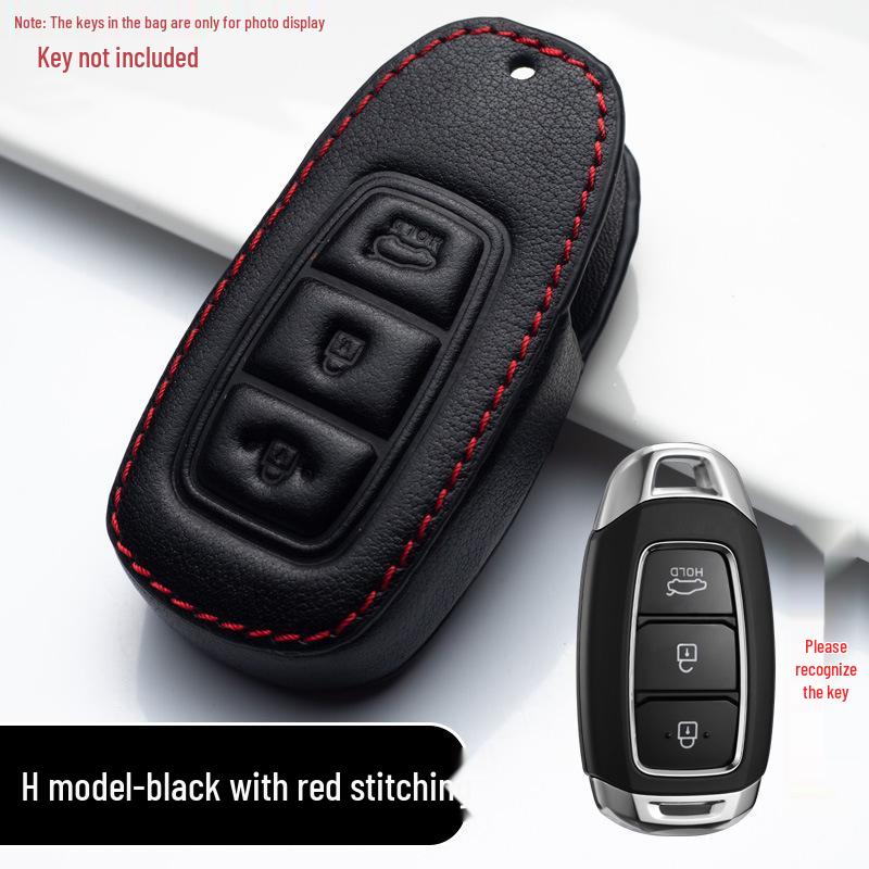 Copri Portachiavi in Vera Pelle Premium per Modelli Hyundai Elantra, Mistra, Reina, ix25, Verna, ix35 e Tucson