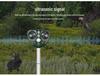 Solar Multi-functional Ultrasonic Pest Repeller for Dogs, Cats, Birds, and Insects with Strobe Light