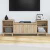 821191 vidaXL TV Cabinet Sonoma Oak 160x35x55 Cm Engineered Wood