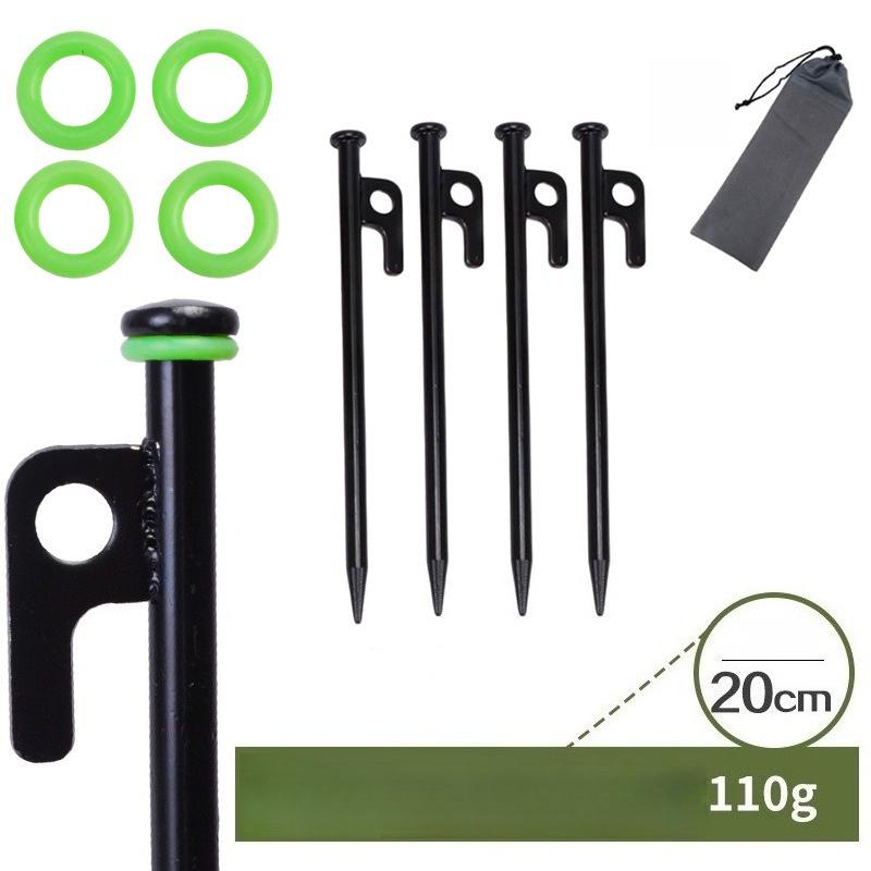 1Pc Outdoor Camping Tent Canopy Iron Peg Set Beach Camping Windproof Fixing Pegs
