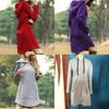 Cozy Womens Winter Long Sleeve Tunic Tops Pullover Hoodie Dress In Six Colors