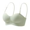 Wear an expanded chest, show a large bra, seamless half cup bra, strapless, non-slip breasts
